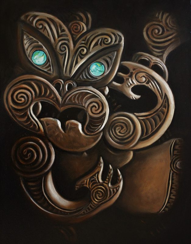 Whakairo, painting by Diane Gardiner