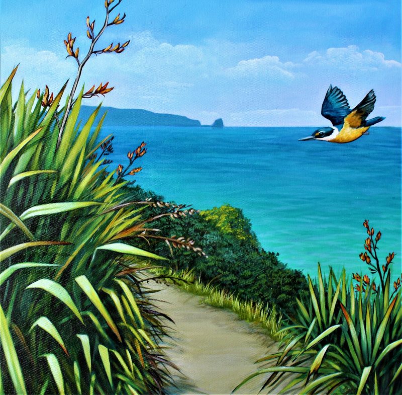Mangawhai, painting by Diane Gardiner