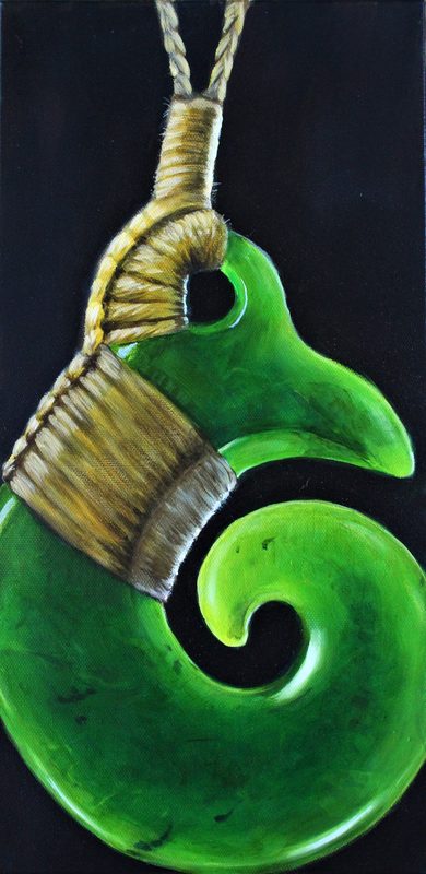 Pounamu, painting by Diane Gardiner
