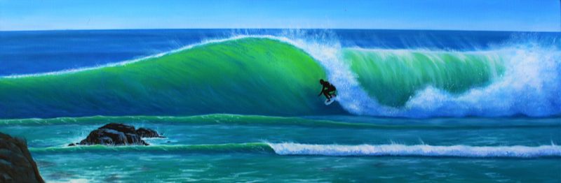 The wave, painting by Diane Gardiner
